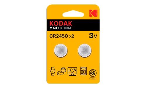 Kodak MAX KCR2450 - Batterie 2 x CR2450 - Li/MnO2 - 560 mAh