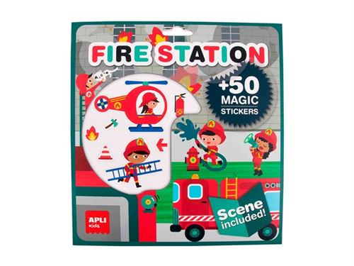 APLI kids - Jeu d'autocollants avec affichage de scène - jeu éducatif