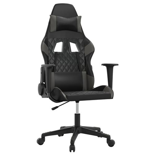 Non Communiqué Gris Vidaxl Chaise De Jeu De Massage Noir Et Similicuir