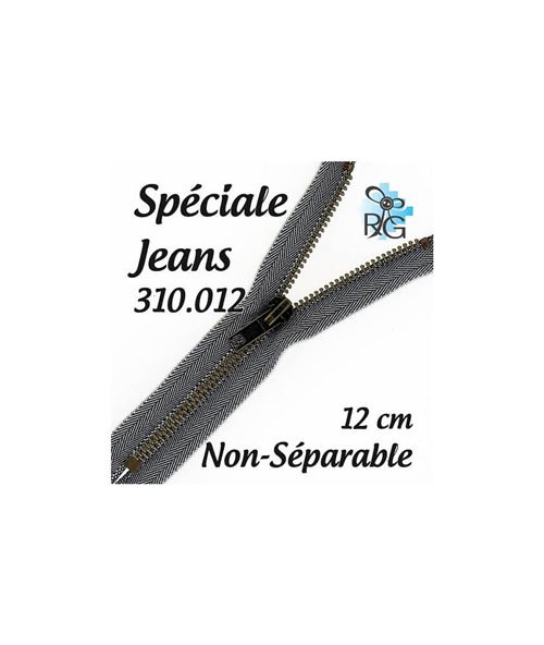 Fermeture Éclair "Jeans" Non Séparable N°5 : 5 Longueurs Robustes Pour Des Jeans Parfaitement Ajustés(...) -