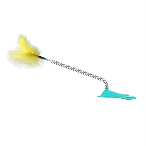 Meilleurs prix pour Plumes à agiter jouet pour chat à fixer à une chaussure bleu