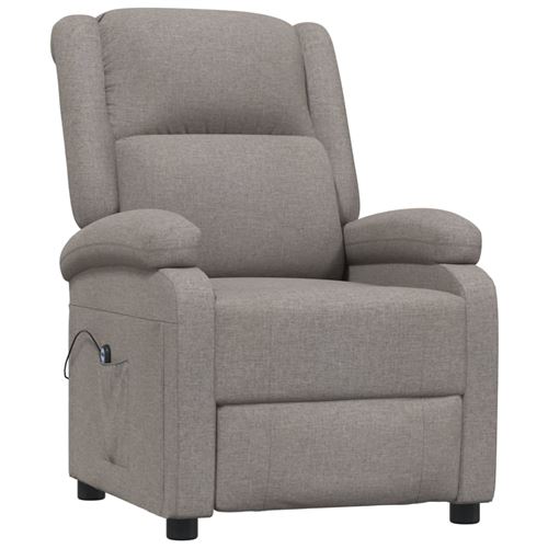 VIDAXL - Fauteuil de relaxation - Électrique - Taupe - Image 2