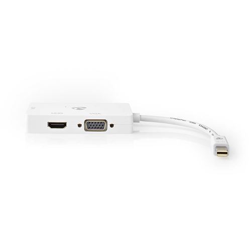 adaptateur DisplayPort Nedis CCGP37466WT02 Blanc