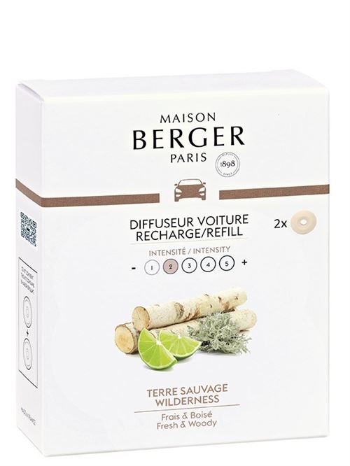 MAISON BERGER - Recharges Diffuseur voiture Terre Sauvage