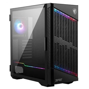 MSI MPG VELOX 100P AIRFLOW - MDT - ATX étendu - panneau latéral fenêtré (verre trempé) - pas d'alimentation (ATX) - USB/Audio