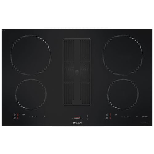 Brandt - Plaque de cuisson avec hotte intégrée - BPI384BH - Noir - Image 3