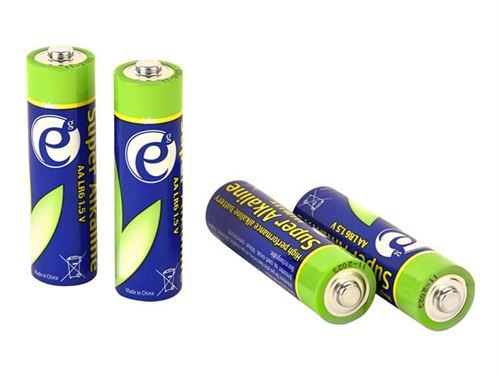 EnerGenie - Batterie 4 x type AA - Alcaline - 2900 mAh