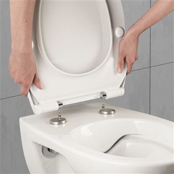 Siège WC/Sièges de toilettes - avec couvercle à fermeture en
