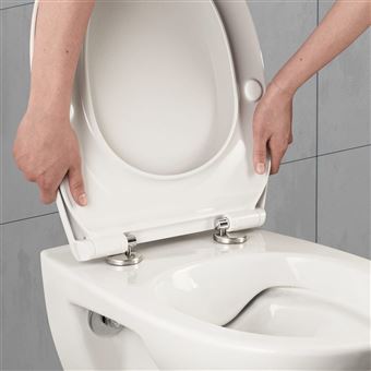 Siège WC/Sièges de toilettes - avec couvercle à fermeture en