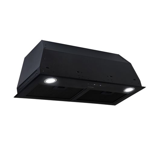 Klarstein Paolo Hotte aspirante encastrable 72,5 cm 600 m³/h - Eclairage LED - Classe A - noire