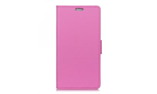 Etui portefeuille fushia Huawei P-Smart rabat latéral fonction stand