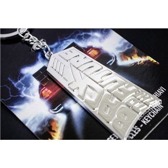 Porte clés en métal logo Retour vers le future