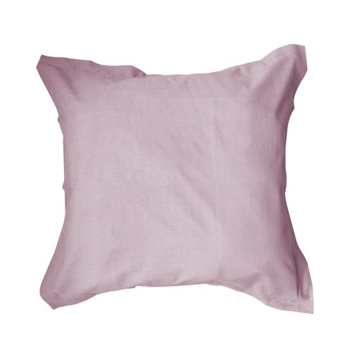 Today taie d'oreiller percale 78 fils, premium violine 75 x 75