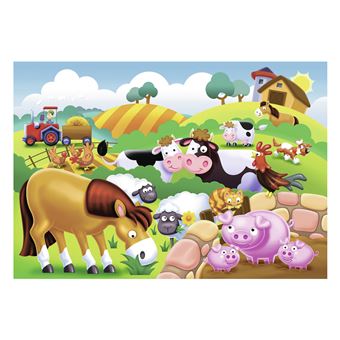 Puzzle 12 pièces Ravensburger Adorables animaux de la ferme