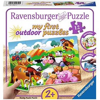Puzzle 12 pièces Ravensburger Adorables animaux de la ferme