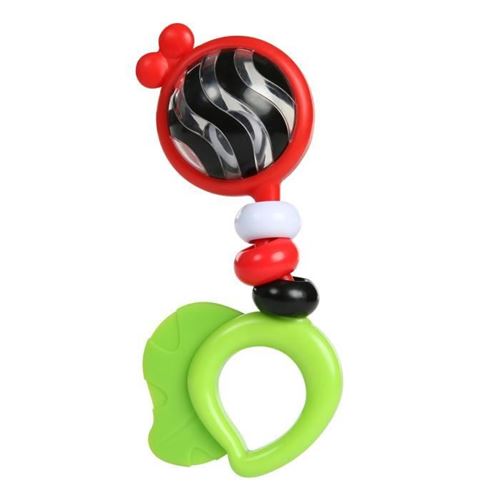 Baby Einstein Hochet Et Jouet De Dentition Bright Bold Rattle + Teether - Multicolore