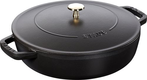 Staub 40511-473-0 Chistera Sauteuse Fonte Noir Mat 24 Cm
