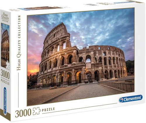 Puzzle 3000 pièces : Le Colisée au lever du soleil Clementoni Puzzles - vue 2