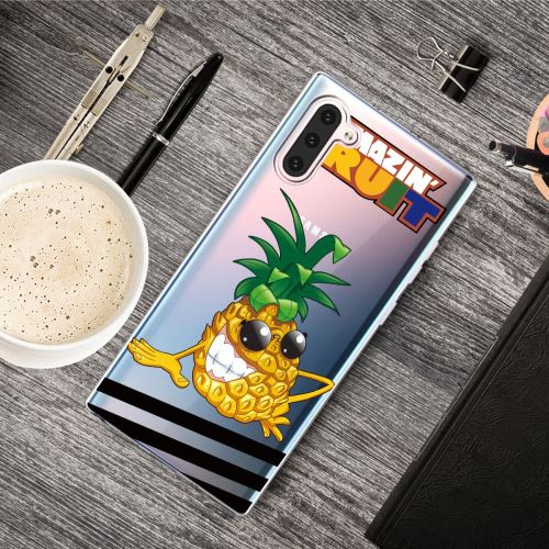Coque en TPU impression de motifs clair ananas pour votre Samsung Galaxy Note 10