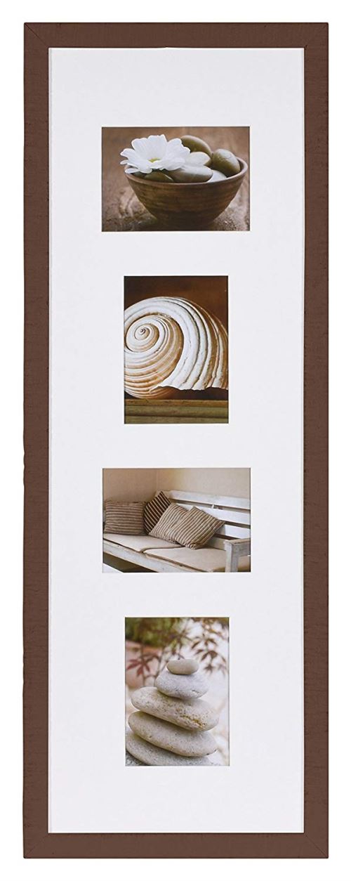 Henzo Cadre Photo En Bois Driftwood, Bois, Marron Foncé, 13 X 18 X 1.5 Cm