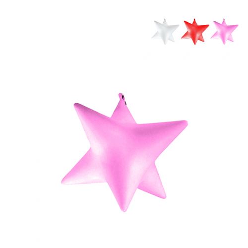 Plafonnier suspendu en forme d'étoile design contemporain Slide Sirio, Couleur: Fucsia