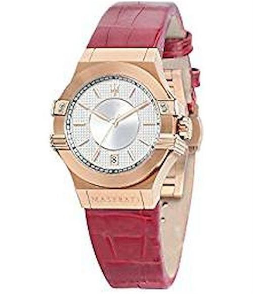 Maserati Montre Femme R8851108501 Argent, Blanc