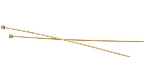 Creotime aiguilles à tricoter bambou 3,5 mm 35 cm
