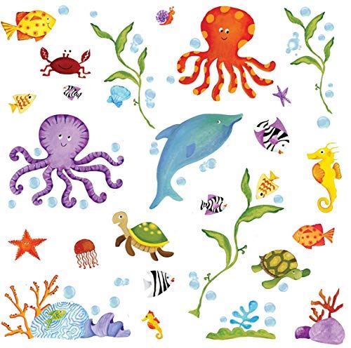 Autocollants muraux à peler et coller RoomMates Adventures Under The Sea - RMK1851SCS