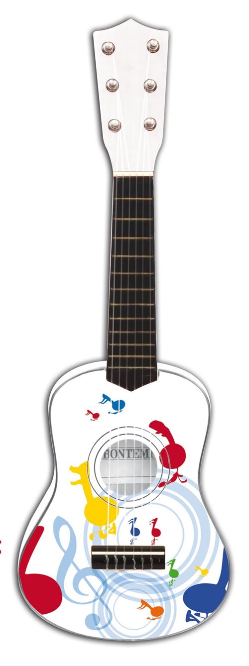 Bontempi Nuts guitare 6 cordes blanc 55 cm