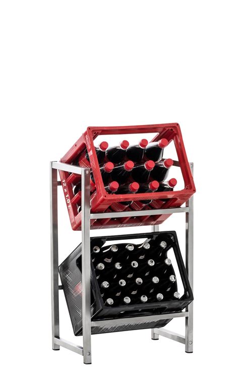 Porte bouteilles Lennert en acier inoxydable - Taille S