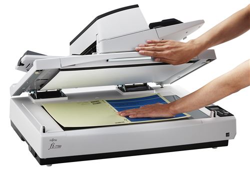 Fujitsu Ricoh Fi-7700 - Scanner De Documents - Ccd Triple - Recto-Verso - Arch B - 600 Dpi X 600 Dpi - Jusqu'à 100 Ppm (Mono) / Jusqu'à 100 Ppm (Couleur) - Chargeur Automatique De Documents (300 Feuilles) - Jusqu'à 30000 Pages Par Jour - Usb 3.1 Gen 1 - Image 1