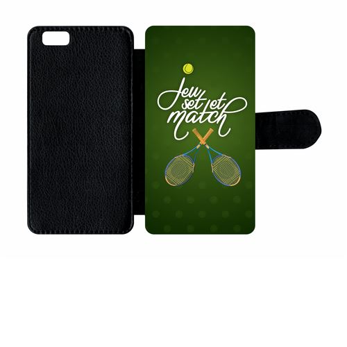 Etui À Rabat Apple Iphone 6 Jeu Set Et Match De Tennis
