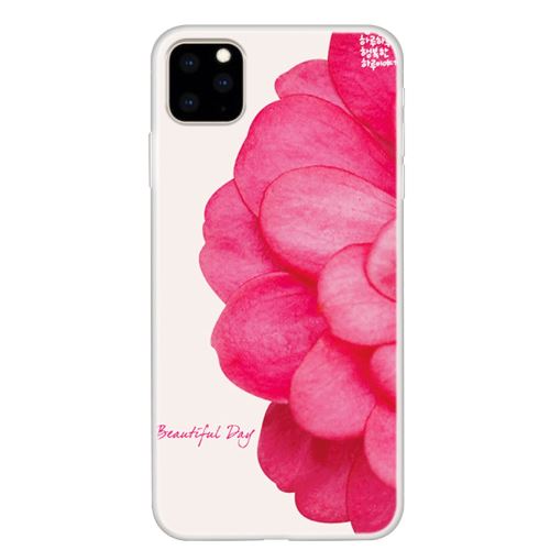 Coque en TPU impression de motifs clairs souple une rose pour votre Apple iPhone XR (2019) 6.1 pouces