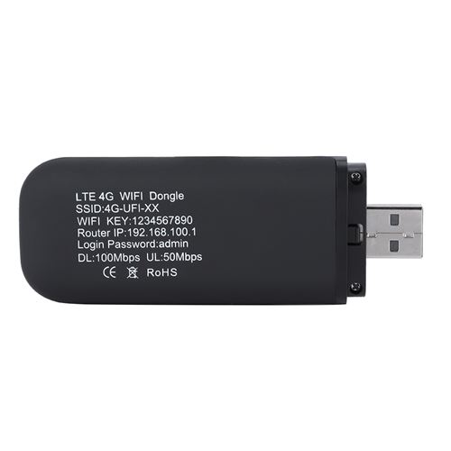 14€02 sur Adaptateur réseau sans fil USB 4G LTE Routeur WiFi de poche Clé  modem Hotspot mobile - Cartes réseau interne - Achat & prix