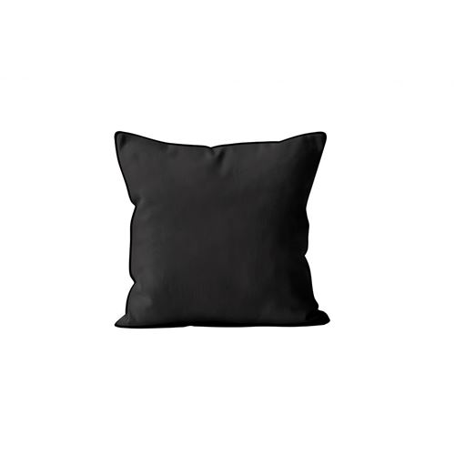 Coussin en microfibre lavée 60x60 cm BOHEME anthracite par Soleil d'Ocre