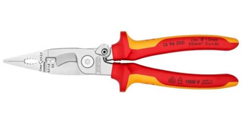Knipex Knipex-Werk 13 96 200 Pince multifonction 50 mm² (max) 0 AWG (max) 15 mm (max)