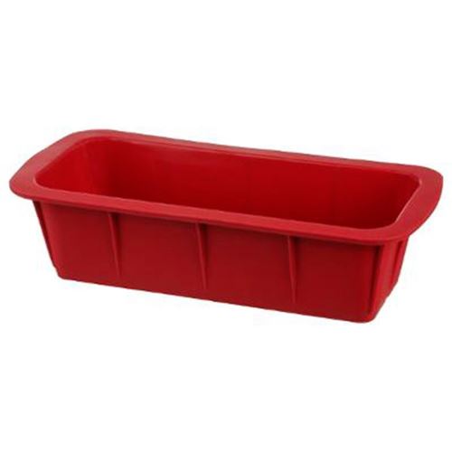 Moule à Cake Silicone Silipro 27cm Rouge