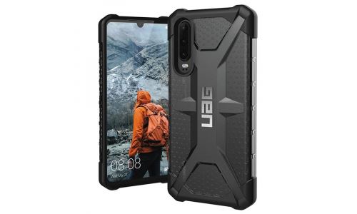 UAG Rugged Case for Huawei P30 - Plasma Ash - Achterzijde behuizing voor mobiele telefoon - asgrijs - voor Huawei P30