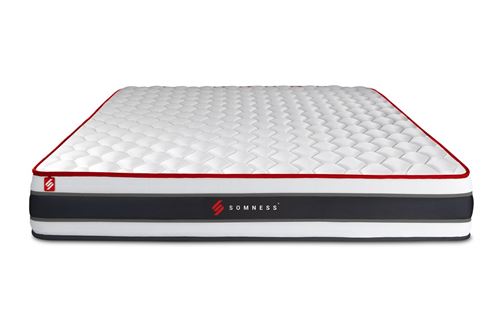 Somness Matelas ENERGY ressorts ensachés et mémoire de forme 140x190