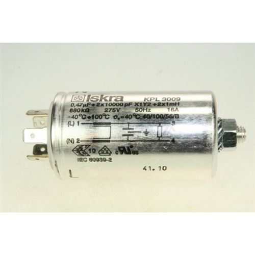 Kpl3009 Filtre Anti-Parasite pour Micro Ondes Whirlpool
