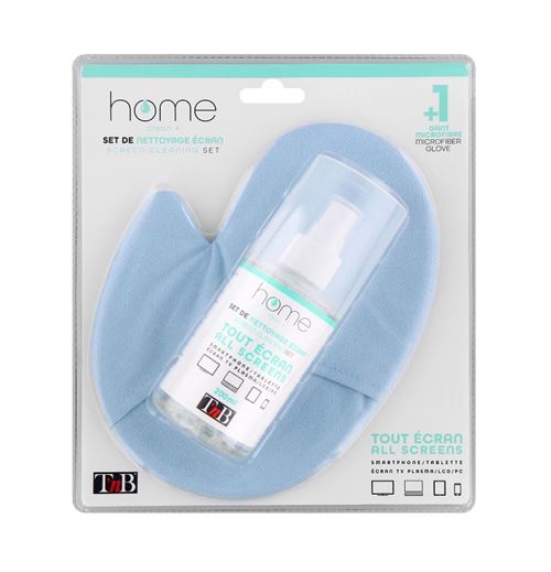 TNB Set de nettoyage écran gant + solution 200ml