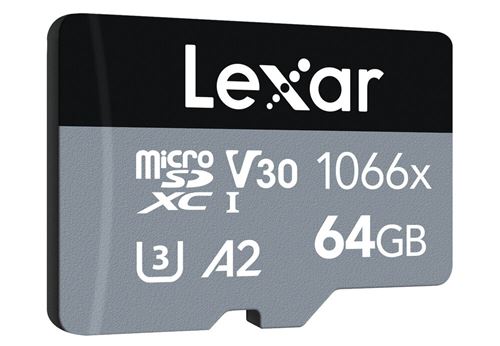 Carte UHS-I Lexar® Professional 667x microSDXC™ 64Go