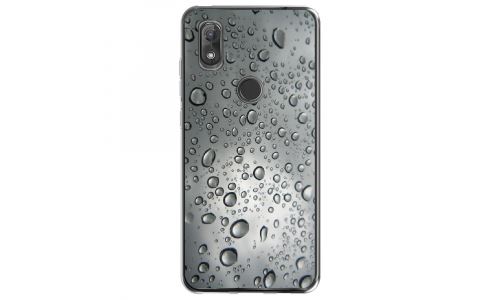 Coque souple pour Wiko View 2 avec impression Motifs gouttes d'eau
