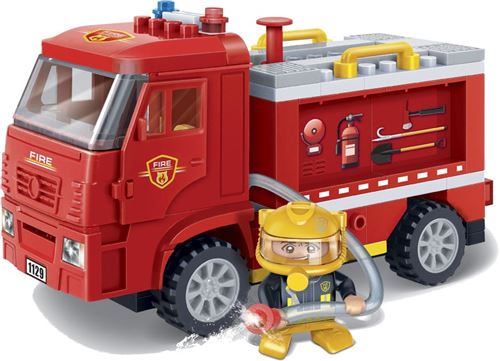 BanBao Kit de construction Camion de pompier 126 pièces