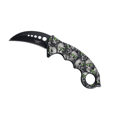 couteau tete de mort Herbertz 572413