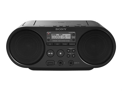 Sony ZS-PS50 - Boombox - 4 Watt - noir