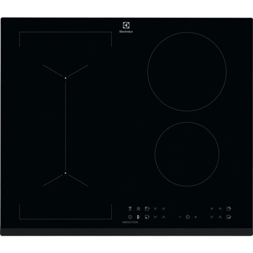 Electrolux liv6343 intégré plaque avec zone à induction noir - plaques (intégré, plaque avec zone à induction, verre, noir, 2500
