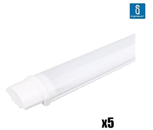 Aigostar Pack de 5 spot lED 36 watios, IP65, lumière blanche 6000 K
