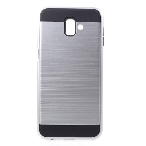 Coque en TPU et hybride gris clair pour votre Samsung Galaxy J6 Plus
