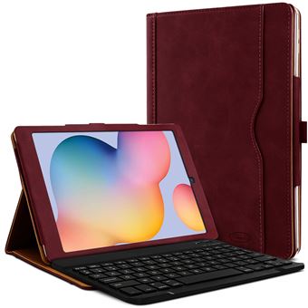 Housse De Protection Pour Tablette Thomson Origin 1010 (10.1 Pouces) - Eco-cuir, 3 Positions, Range-documents